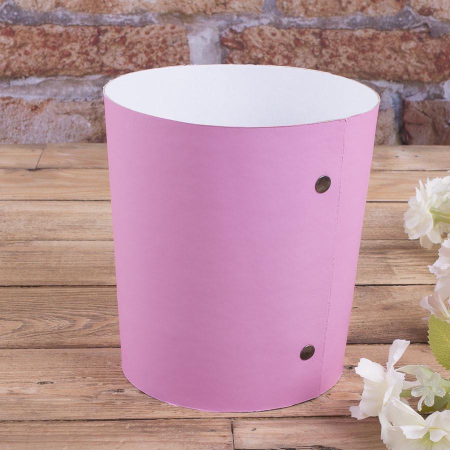Кашпо под цветы конус Розовый (4377-5)