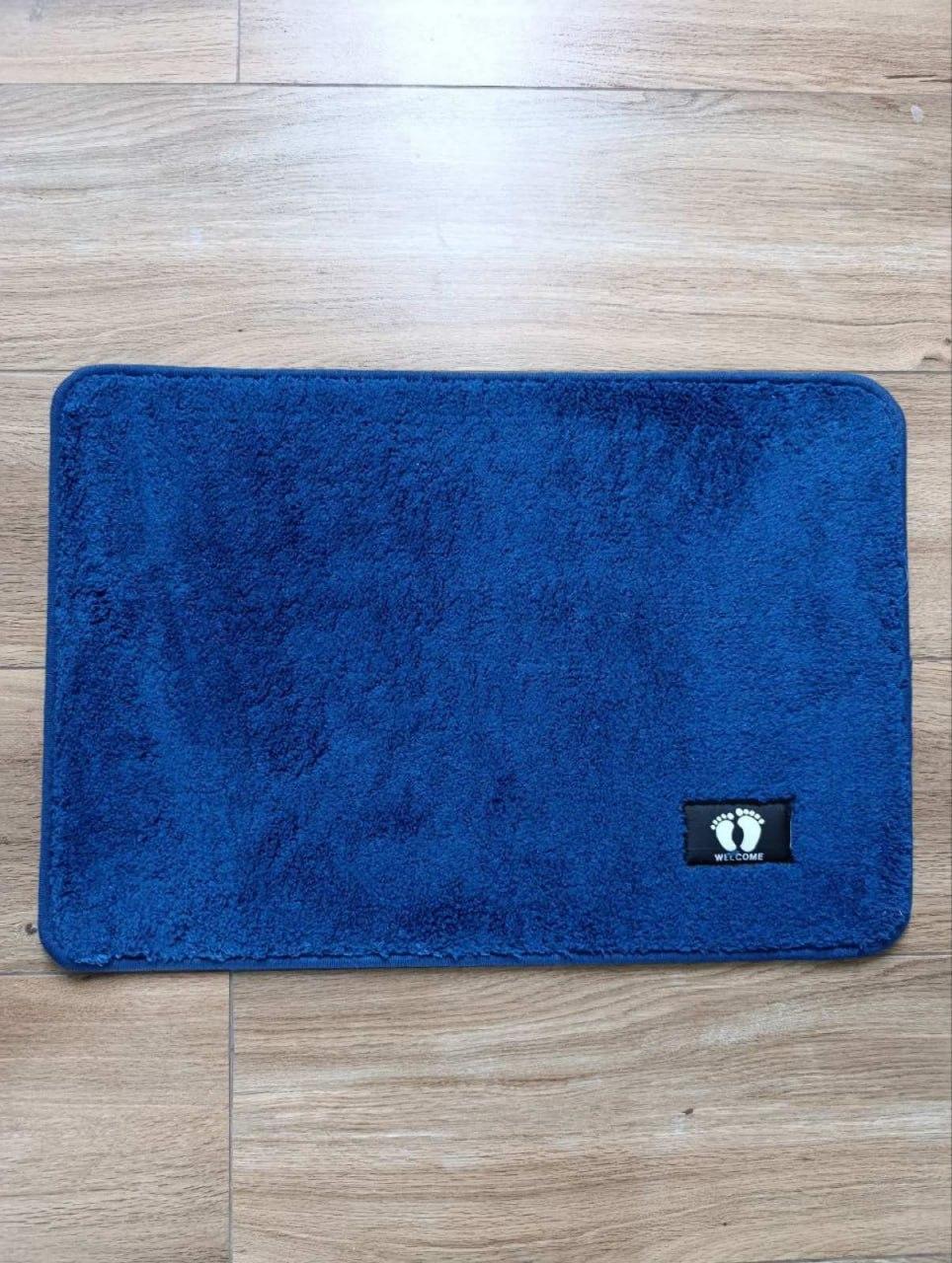 Ковер для дома 60х40 см прорезиненный Синий (П4К-am-mal-kovrik-003-03)