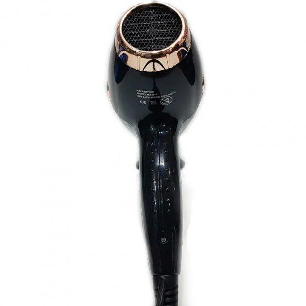 Фен для укладки волос DSP 30102 c насадками Черный - фото 5 Фен для укладки волос DSP 30102 c насадками Черный - фото 5