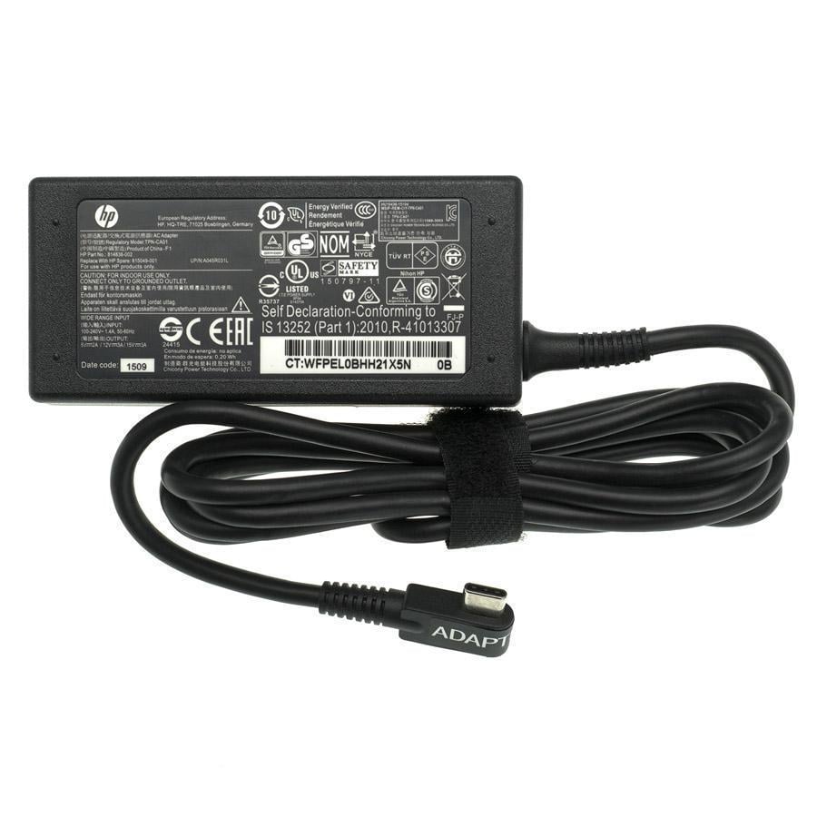 Блок питания для ноутбука HP Chromebook X360 14-DA 15V 3A 45W USB TYPE-C (213405)
