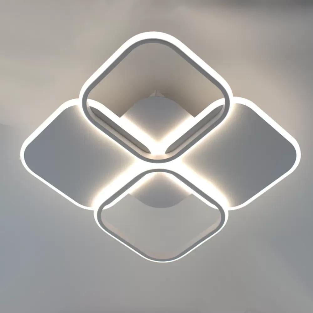 Люстра светодиодная ESLLSE OSAKA 65W/4S/APP/435x435x65/220V/IP20 White (27712799)