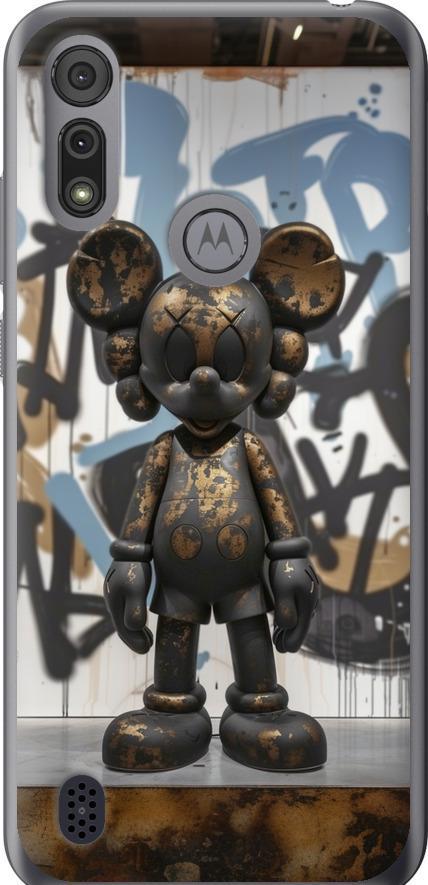 Чехол на Motorola E6i Bronze kaws v2 (6098u-2355-42517)