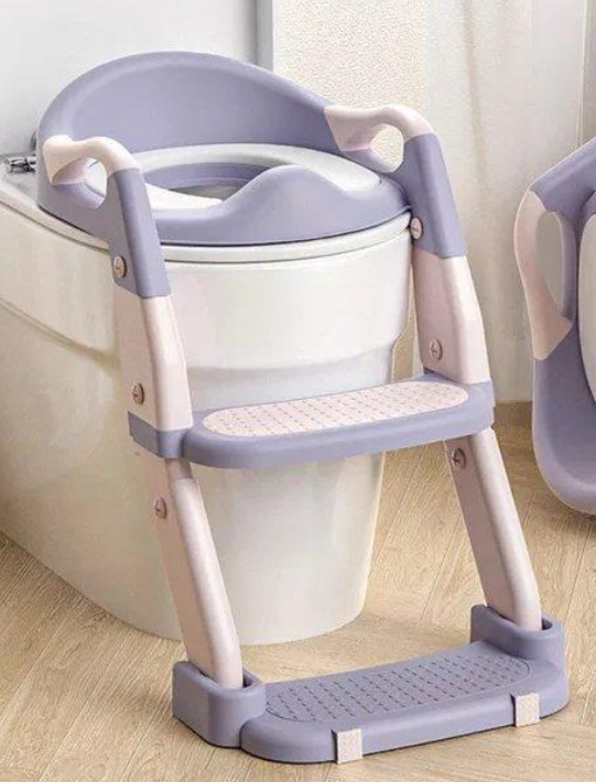 Сидение на унитаз детское с лестницей Babycare (MA605violet)