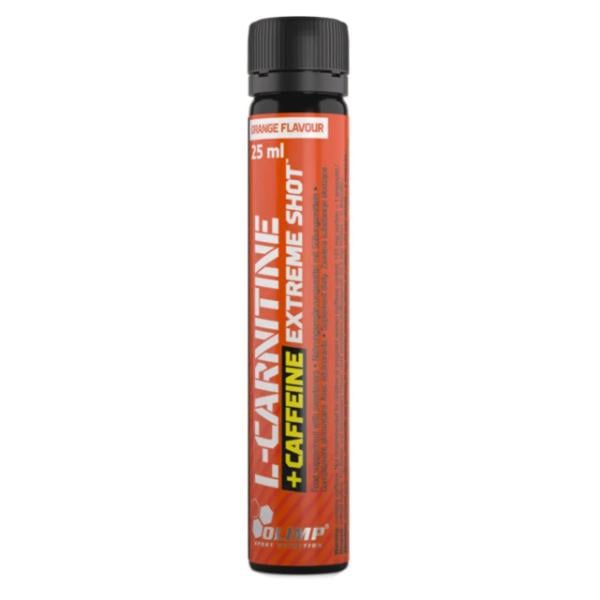 Жиросжигатель для спорта Olimp Nutrition L-Carnitine + Caffeine Extreme Shot 10х25 мл Orange (000027112)