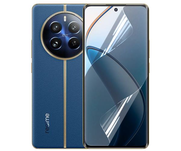 Противоударная гидрогелевая пленка Hydrogel Film для Realme 12 Pro / 12 Pro Plus, Transparent