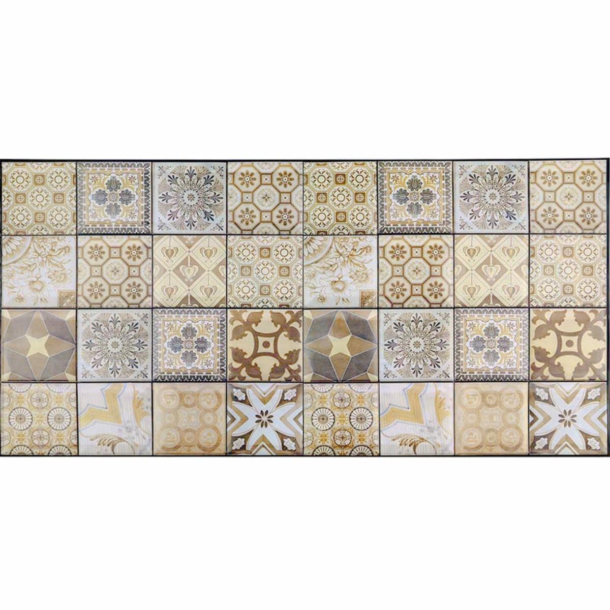 Декоративная панель на стену пвх Sticker Wall Орнамент Микс SW-00001777 960х480х4 мм (iz17028)