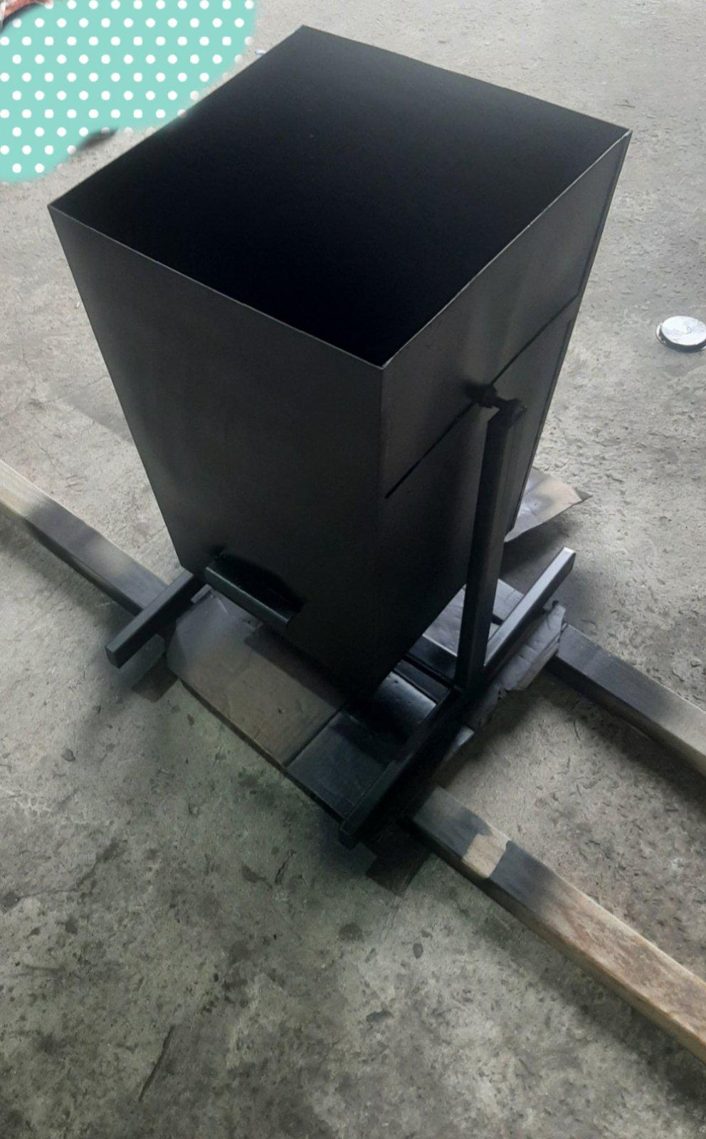 Урна металлическая для мусора 30л Чорний (0023) - фото 2 Урна металлическая для мусора 30л Чорний (0023) - фото 2