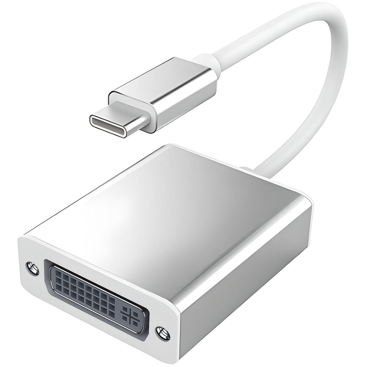 Адаптер видео с Type-C на DVI порт Addap UC2DVI-01 для ноутбука/проектора/монитора