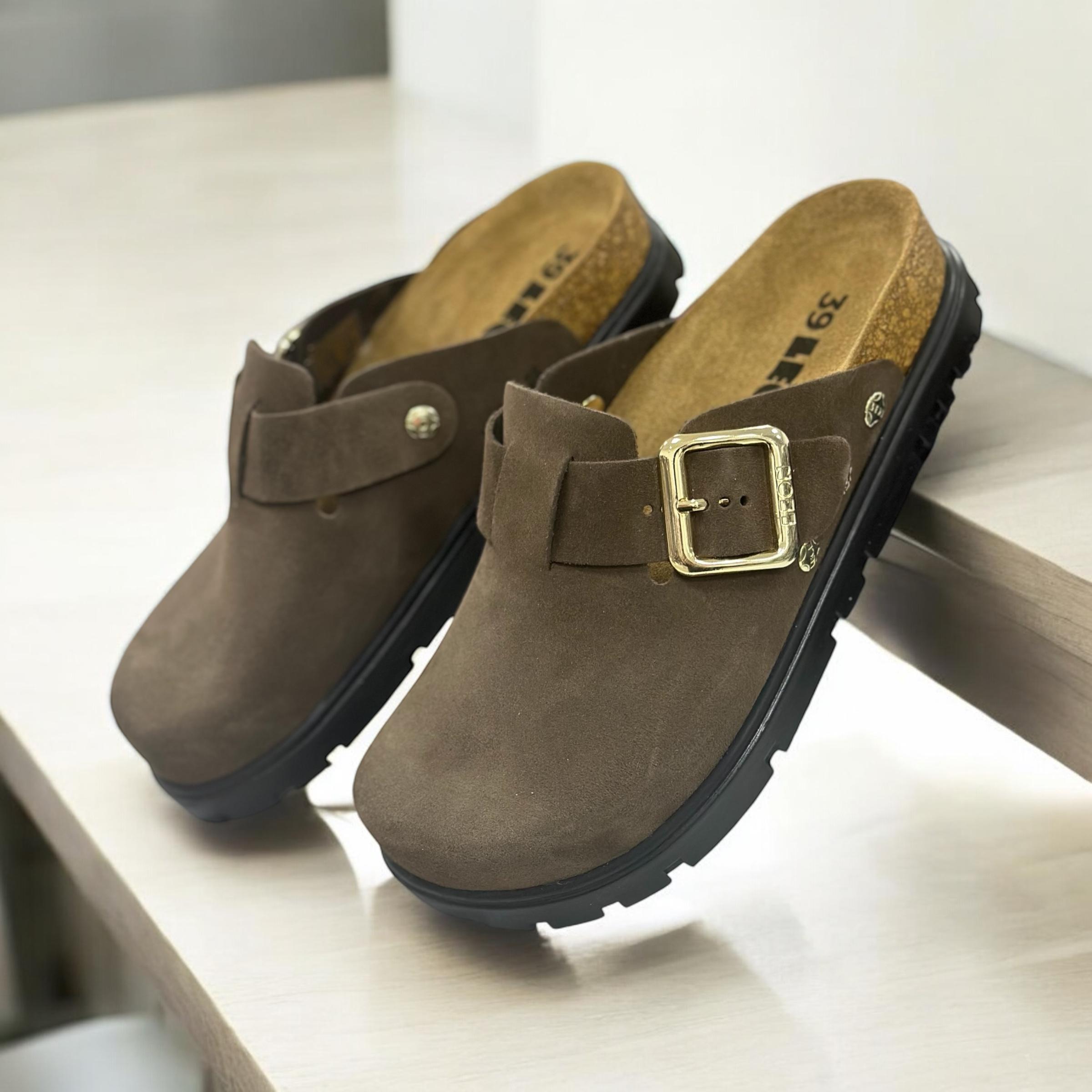 Сабо жіночі Leon р. 39 Коричневий (25088426) - фото 6 Сабо жіночі Leon р. 39 Коричневий (25088426) - фото 6