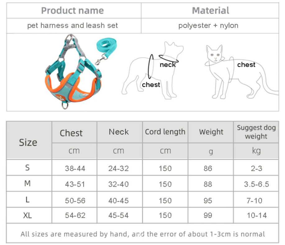 Шлейка-повідець для собак DOG світловідбивний М Червоний (2296449102) - фото 2 Шлейка-повідець для собак DOG світловідбивний М Червоний (2296449102) - фото 2