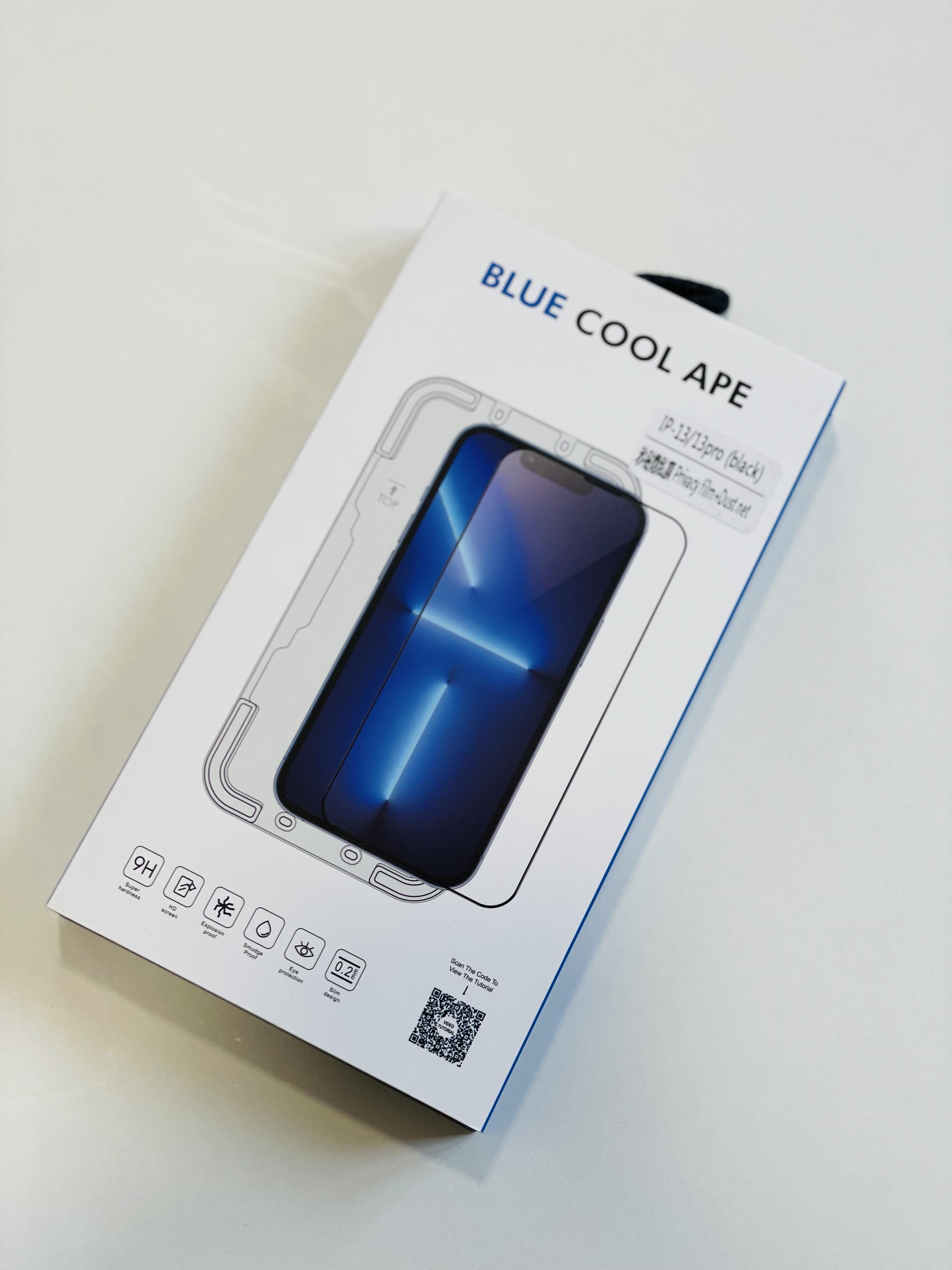 Защитное стекло на экран Blue Cool Ape для iPhone 13/13 Pro (10074)