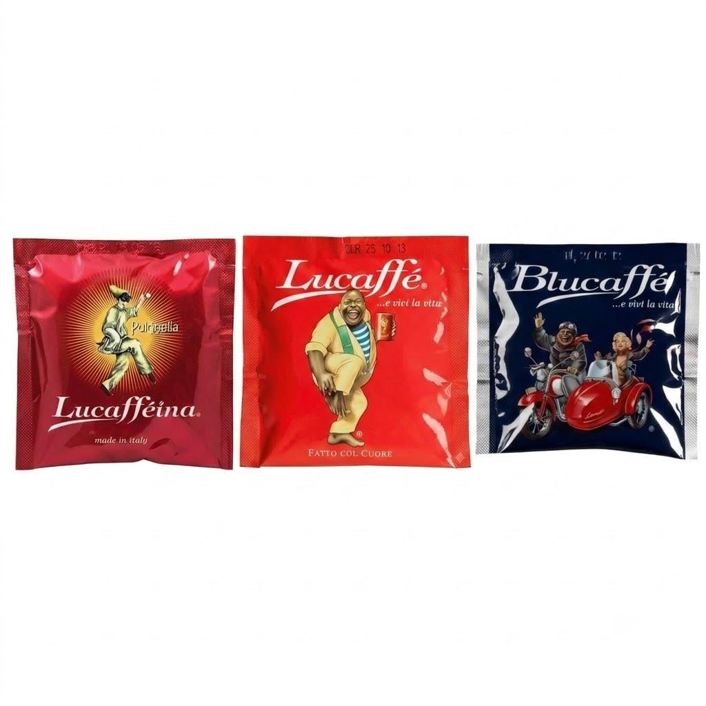 Набор кофе в чалдах Lucaffe 3 вида Крепкий характер 150 шт. (nab006lucaffe)