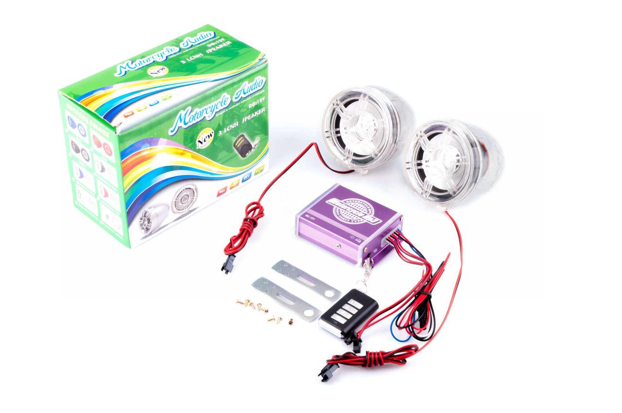 Аудиосистема mod:938 3 с диодами сигнализация/МР3/FM/MicroSD/пульт управления разъем ППДУ 3,5 мм (2177140831)