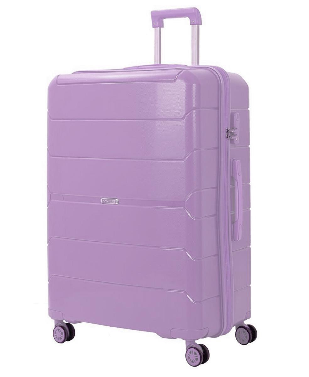 Валіза пластикова MCS V366 велика Лавандовий (Mp00049)