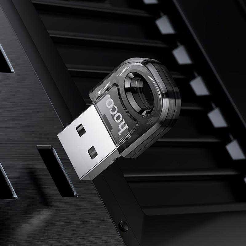 Адаптер HOCO USB до BT5.1 Black (595903) - фото 8