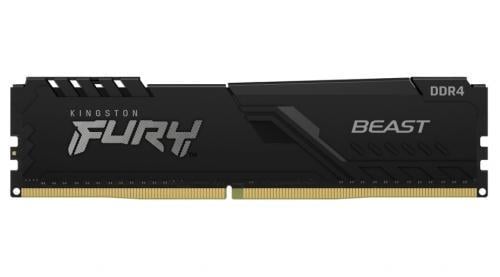Пам'ять 8 Gb DDR4/3600 MHz/Kingston Fury Beast/Black (KF436C17BB/8) - фото 4