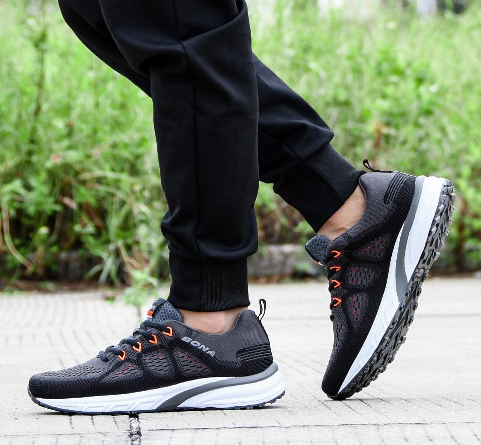 Кросівки чоловічі Bona текстиль р. 43 Чорний/Сірий (6804967) - фото 3 Кросівки чоловічі Bona текстиль р. 43 Чорний/Сірий (6804967) - фото 3