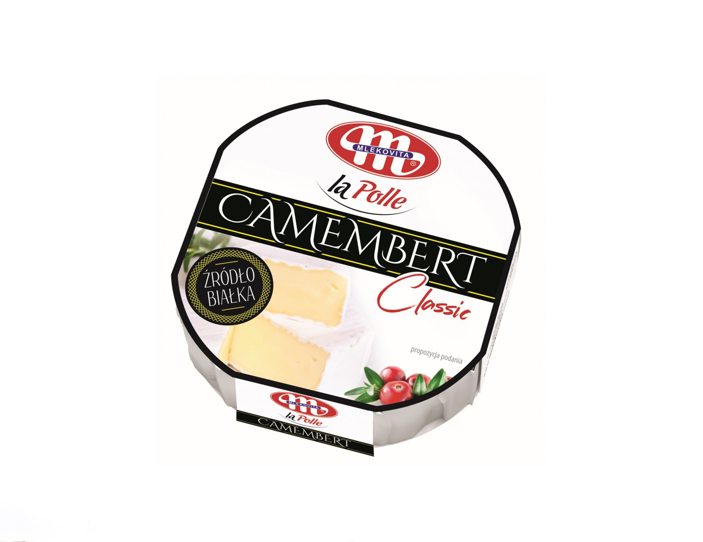 Сыр камамбер Mlekovita La Polle Camembert Classic 58% 120 г (21784636)