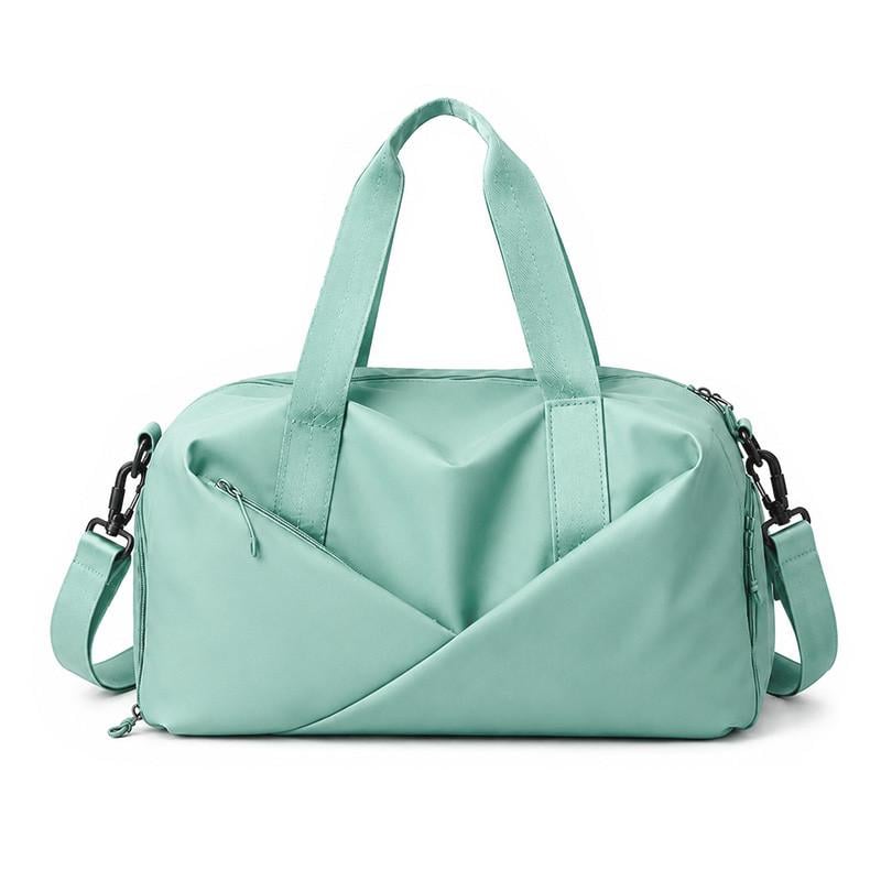 Спортивна сумка Lesko 604 водонепроникна з відділом для взуття Light Green (36986815)