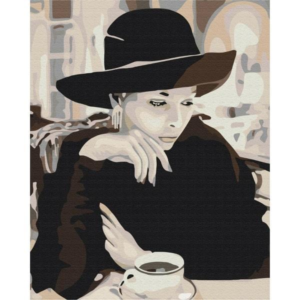 Картина по номерам Brushme BS51401 Леди из кофе 40x50 см (1357285084)