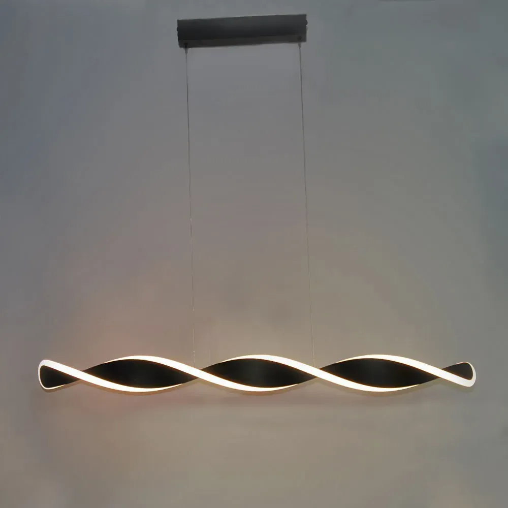 Люстра подвесная светодиодная PowerLux PWL 20W 3000K IP20 ART-Spiral BK (PW21836)