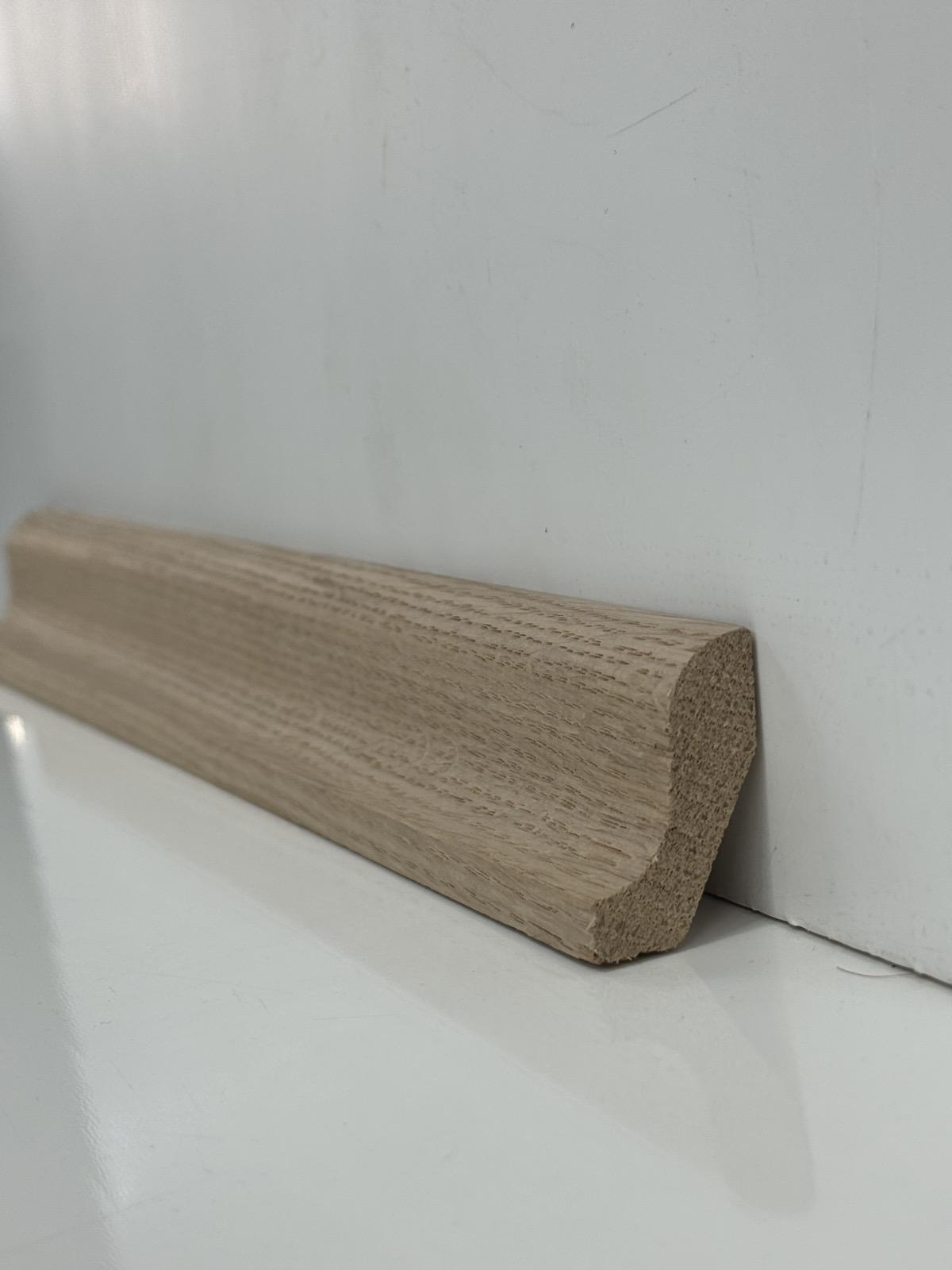 Плинтус деревянный из дуба Софт лайн под покраску 37х25 мм (29954346) - фото 5 Плинтус деревянный из дуба Софт лайн под покраску 37х25 мм (29954346) - фото 5