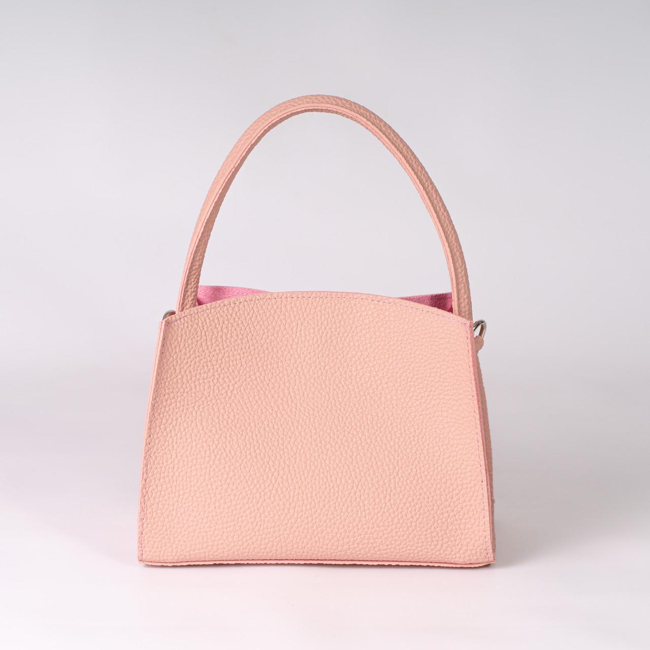 Сумка женская кросс-боди XENIA № 09-24 Пудровый - фото 3