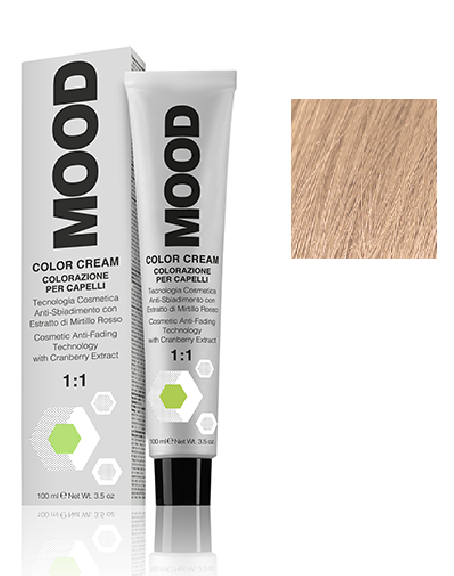 Крем-фарба для волосся Мood Сolor з аміаком 100 мл 12/71 Супер сріблястий блонд