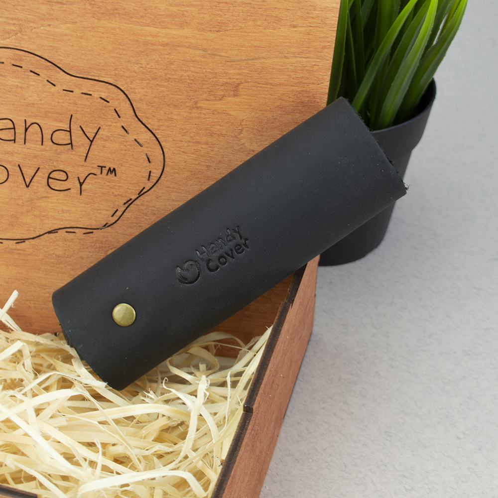 Ключница кожаная HandyCover HC0055 с карабином Черный - фото 8 Ключница кожаная HandyCover HC0055 с карабином Черный - фото 8