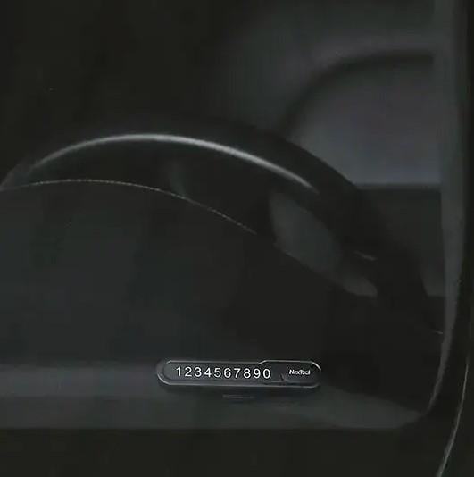 Карта-візитка паркувальна NexTool Parking Sign NE20140 Black (24726994) - фото 3 Карта-візитка паркувальна NexTool Parking Sign NE20140 Black (24726994) - фото 3