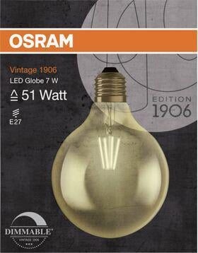 Світлодіодна лампа OSRAM 4058075809406 1906LED GLOBE G125 6,5W/825 230V FIL E27 Gold (30306341) - фото 2 Світлодіодна лампа OSRAM 4058075809406 1906LED GLOBE G125 6,5W/825 230V FIL E27 Gold (30306341) - фото 2