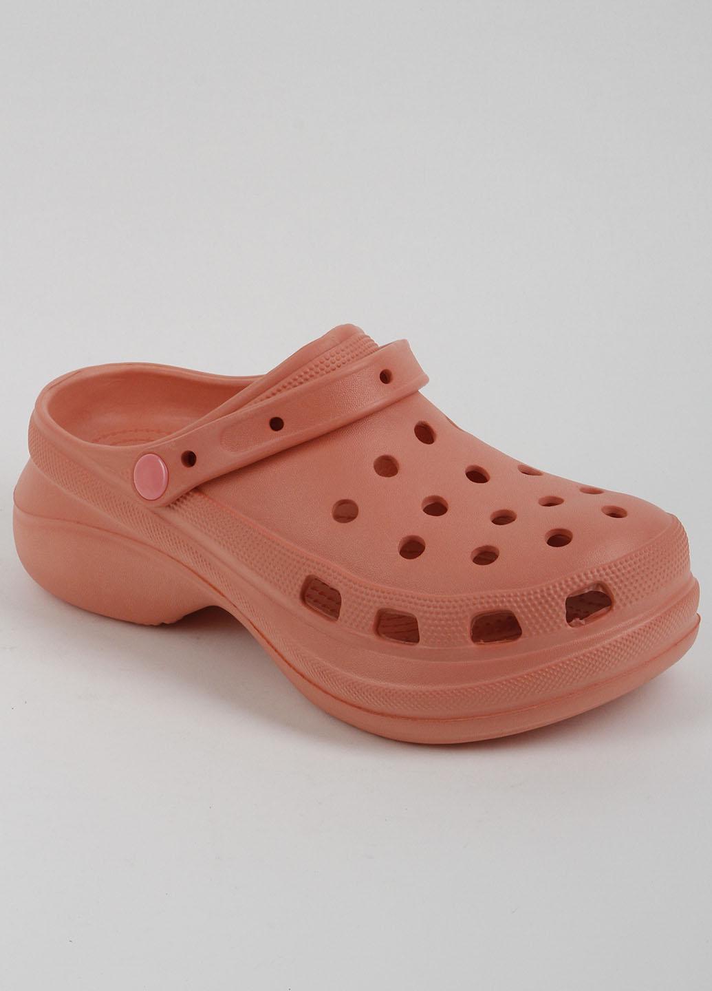 Кроксы женские Fashion 339736 р. 39 Оранжевый
