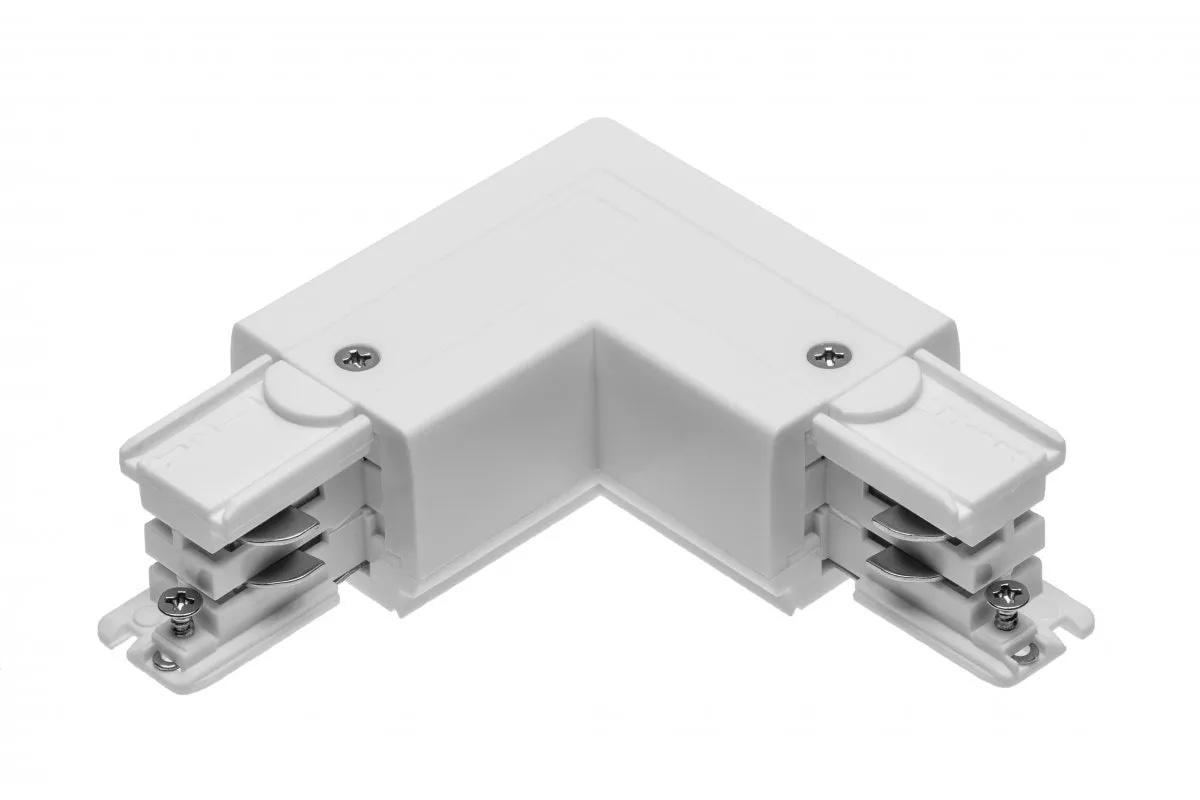 Соединитель L 90° для шинопровода 3-фазового GTV X-RAIL 101x101 мм наружный Белый (00000035380)