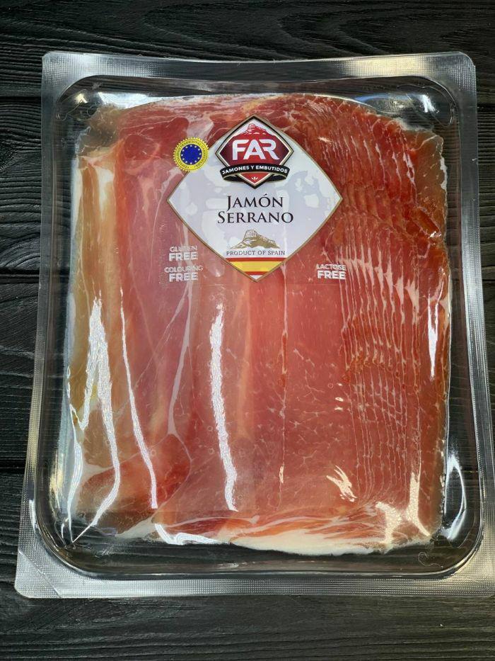 Хамон FAR Serrano нарізка без лактози та глютена 250 г - фото 2 Хамон FAR Serrano нарізка без лактози та глютена 250 г - фото 2