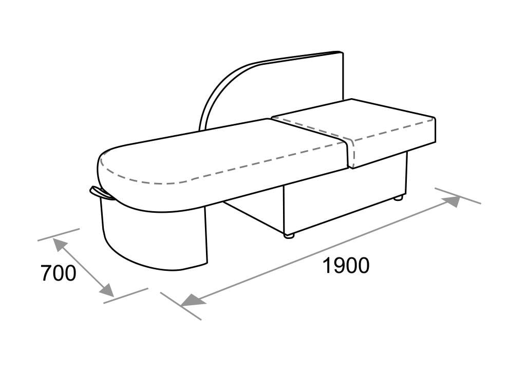 Тахта детская Аризона 1400х770х800 мм - фото 9 Тахта детская Аризона 1400х770х800 мм - фото 9