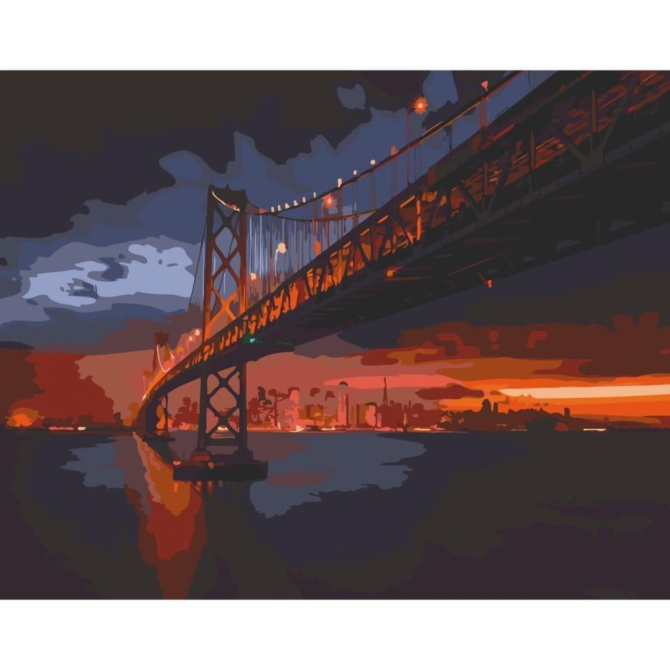 Картина по номерам ART CRAFT Golden Gate Bridge 40x50 см Разноцветный (PM-194-K-684)