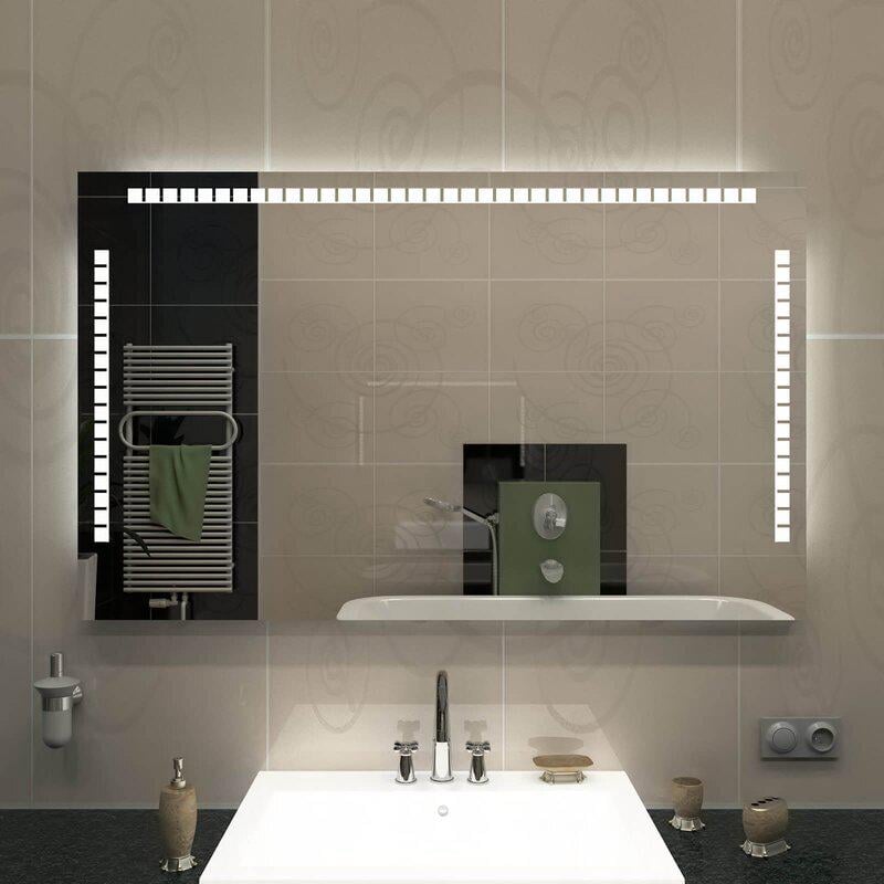 Зеркало Dim Dzerkal CORVA с LED-подсветкой 50х70 см (5036)