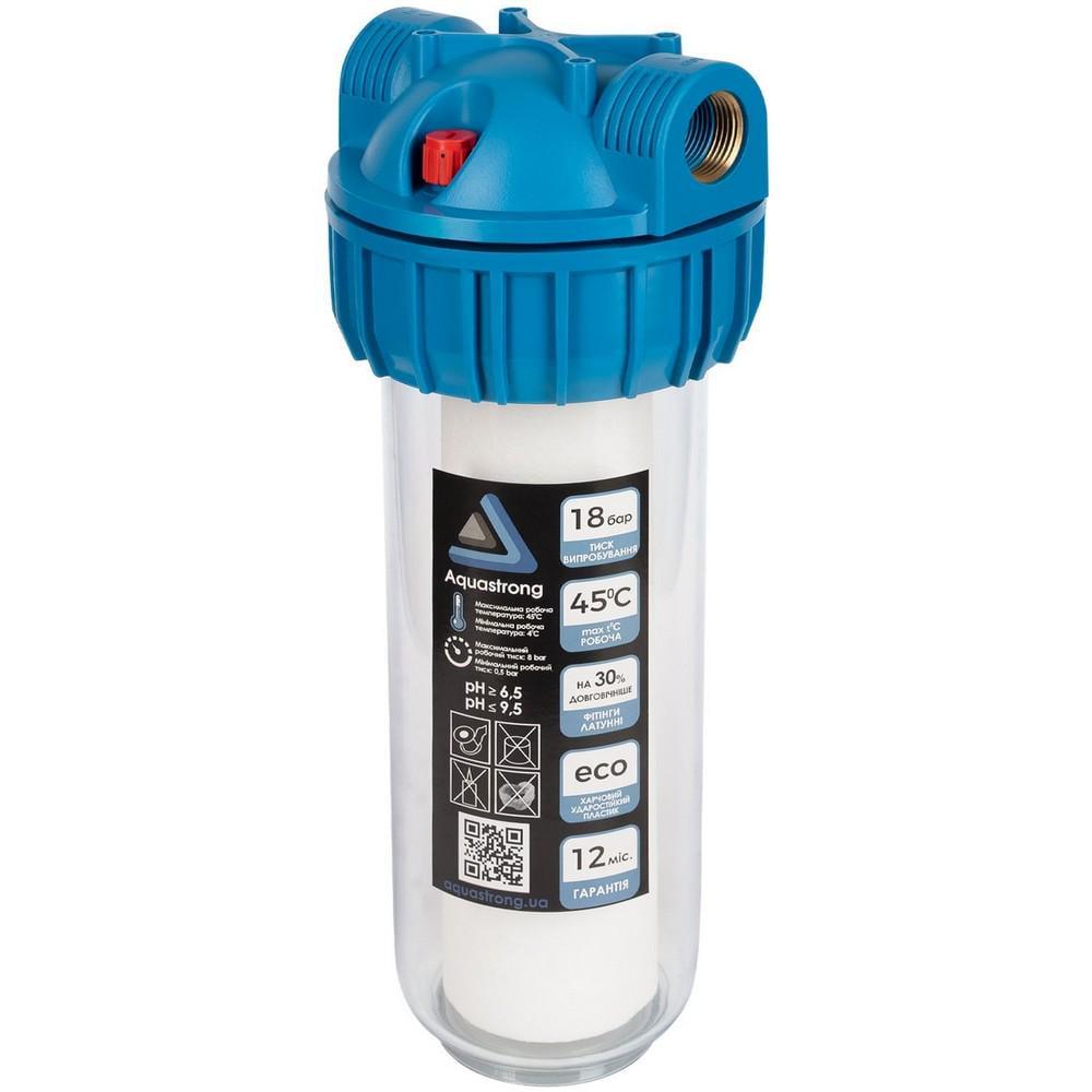 Фильтр магистральный Aquastrong MP-10312 колба 10" резьба 1/2" Фильтр магистральный Aquastrong MP-10312 колба 10" резьба 1/2"