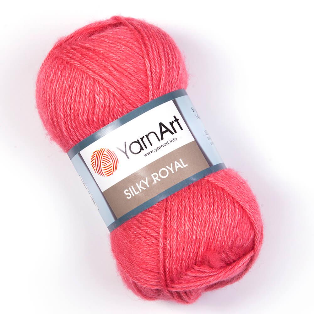 Пряжа YarnArt Silky Royal 432 Коралл (6166)