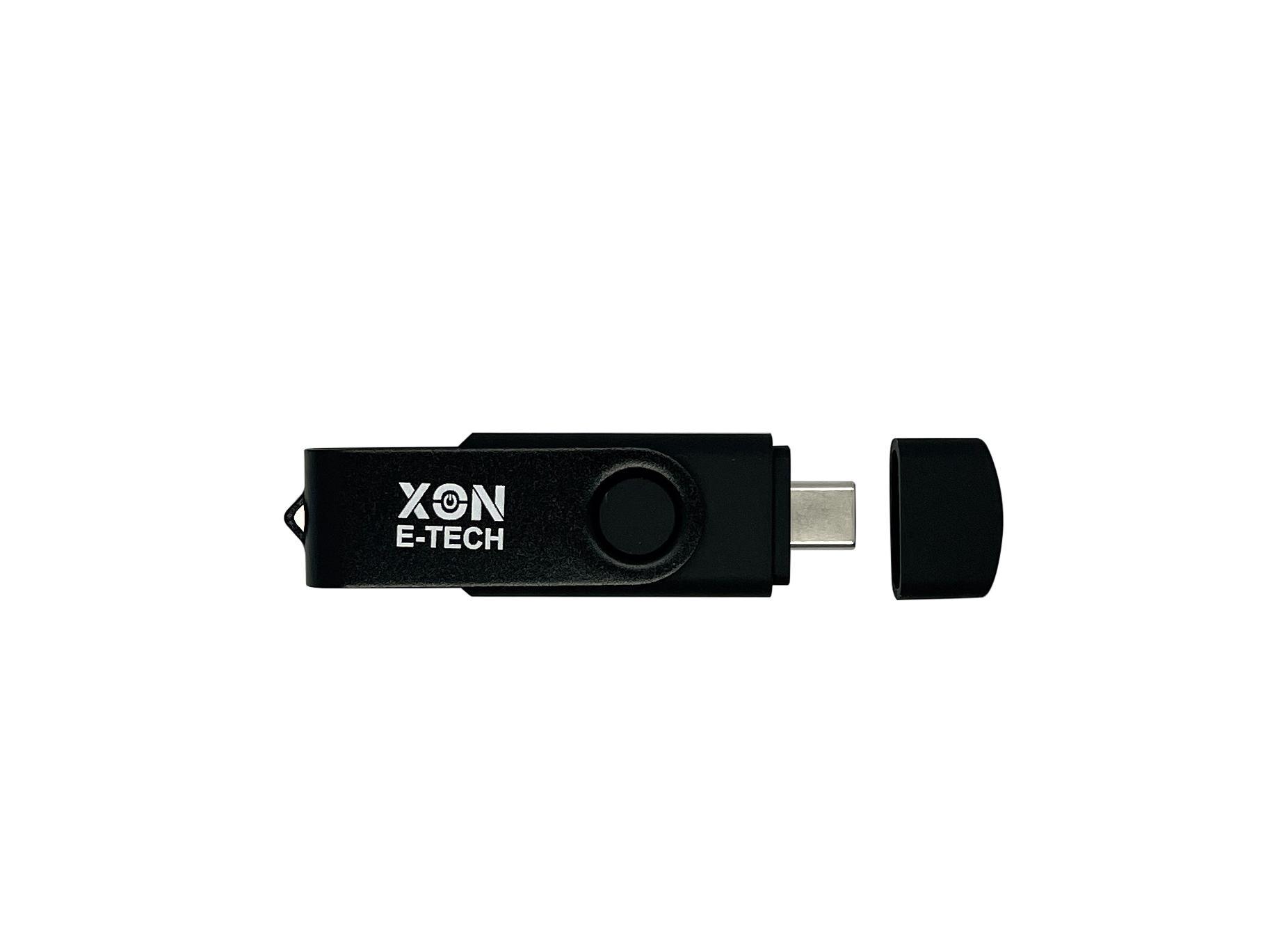 Флеш-память USB XON FlashDrive MultiConnect 128 Гб Черный (FX3M128PB 7652) - фото 4