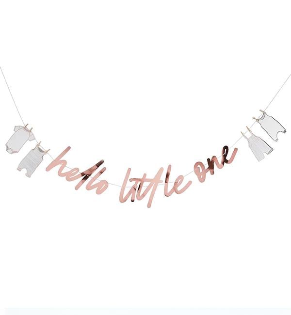 Бумажная гирлянда Hello little one 1,5 м (415432)