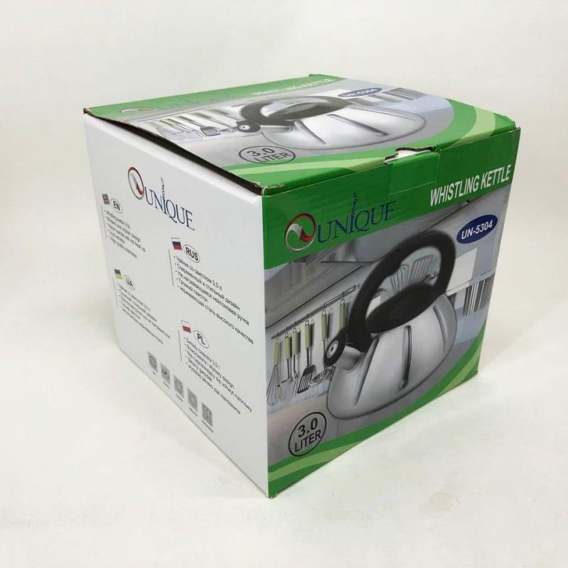 Чайник Unique UN-5304 со свистком 3 л (tf5904) - фото 9