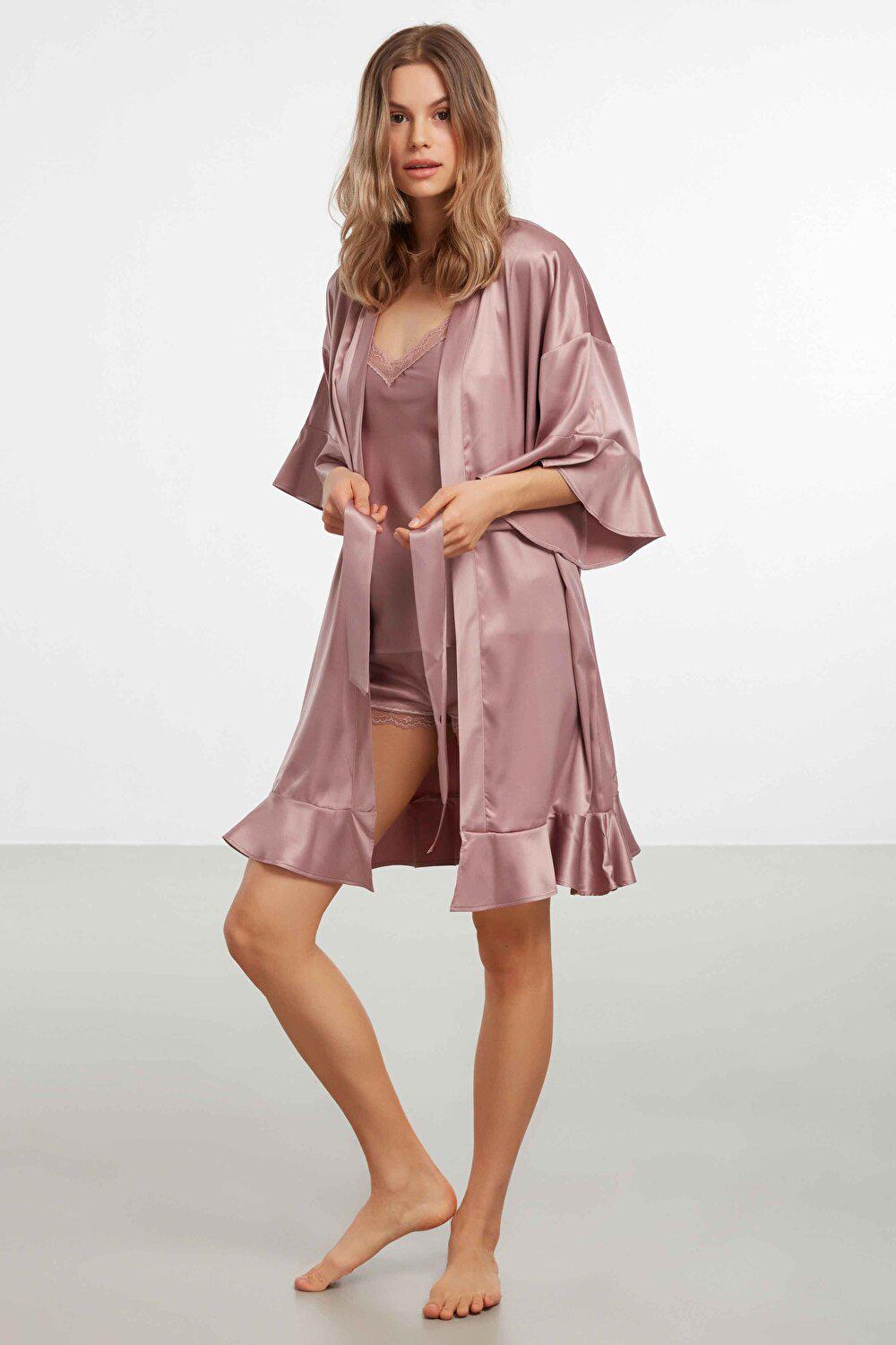 Халат Kom Алиса M/L Пыльная роза (8681708573984)