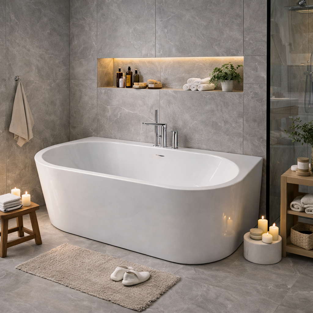 Ванна Insana отдельностоящая WB-Samanta F chrome 170х80х58 см (А0060804)