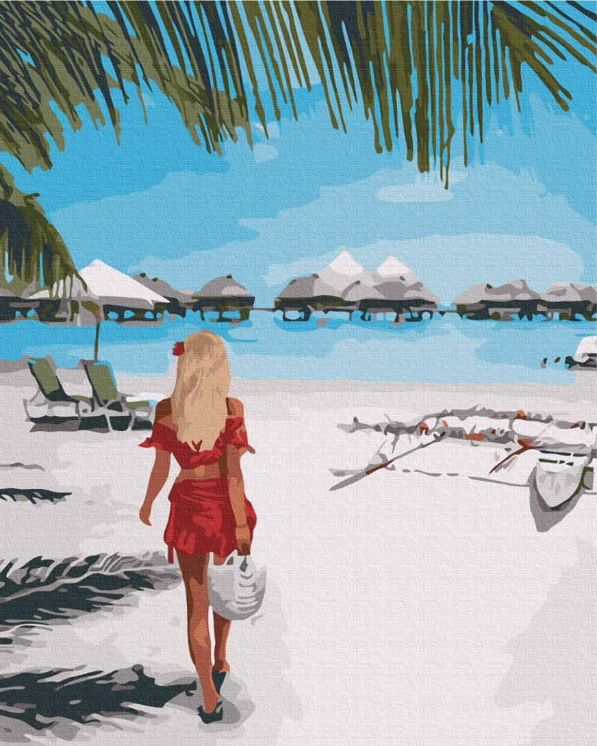 Картина по номерам Brushme Премиум Лазурный берег 40x50 см (PBS28185)