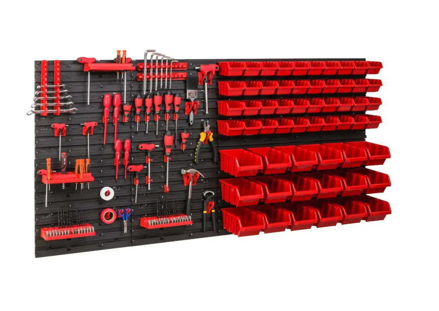 Панель для инструментов Kistenberg 156х78 см 58 контейнеров (MIX621)