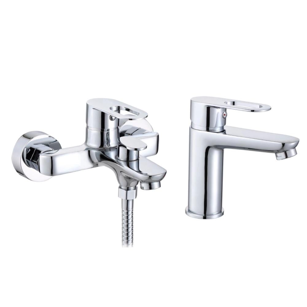 Набір змішувачів Lidz для ванни Latwa 001/Latwa 006 Chrome (FRRS00052482)