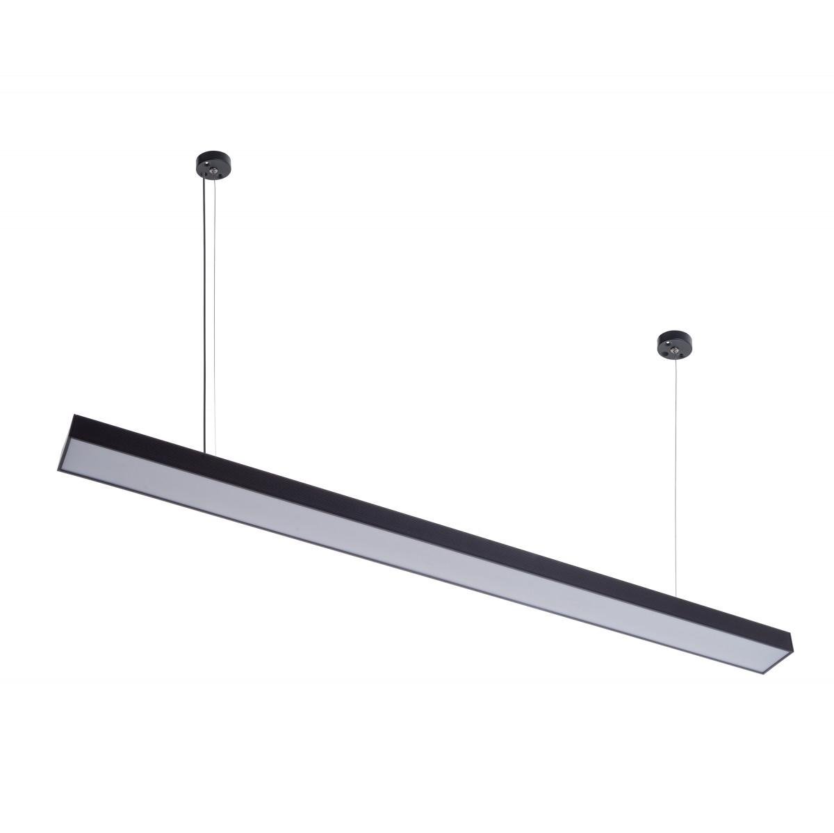 Светильник подвесной линейный офисный LED FLF-94/36W NW BK (33-132)