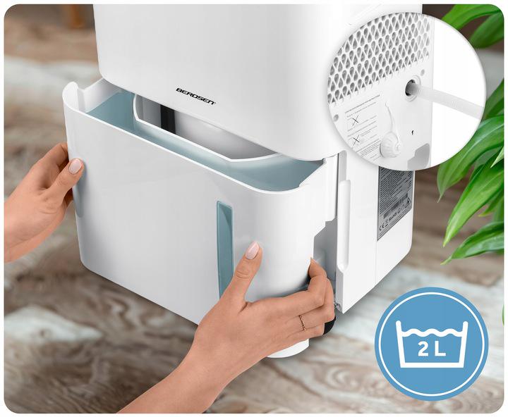 Осушитель воздуха компрессорный Berdsen BD-534 365 Вт 20 л/24 ч Wi-Fi (353400) - фото 6 Осушитель воздуха компрессорный Berdsen BD-534 365 Вт 20 л/24 ч Wi-Fi (353400) - фото 6