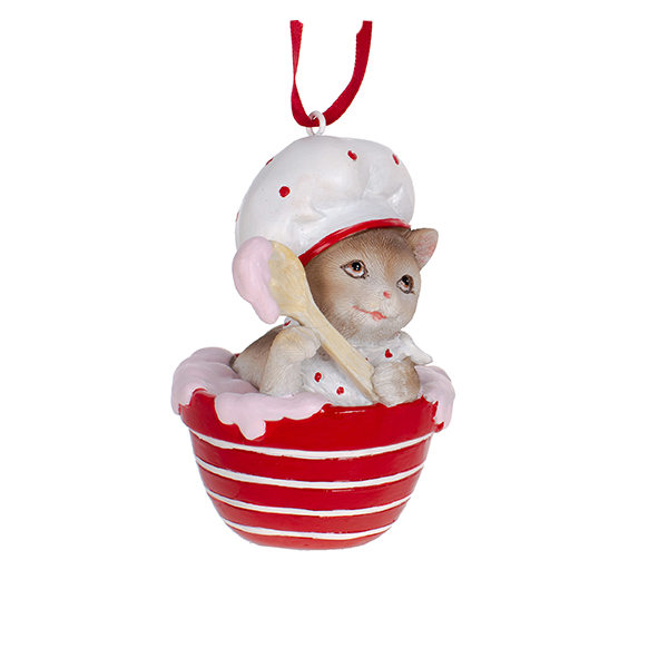 Фигурка новогодняя подвесная BonaDi Поварята 1 (838-452)